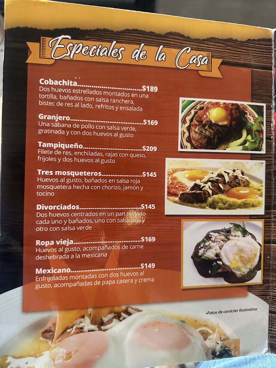 La Cobachita Menu - Image 1