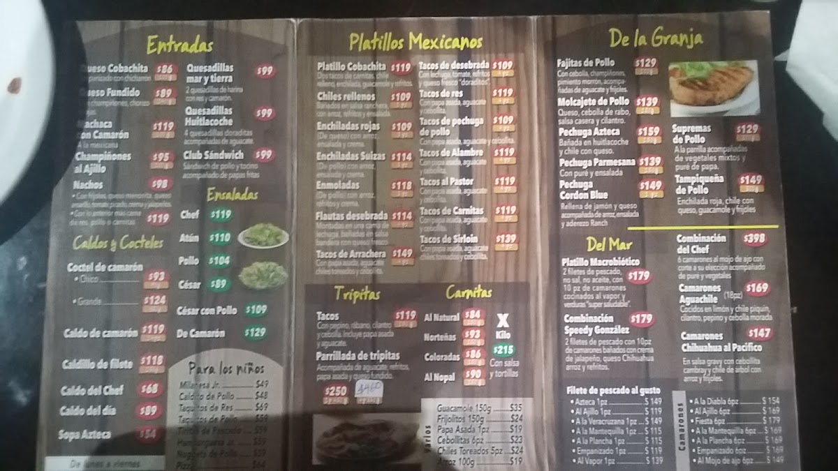 La Cobachita Menu - Image 4